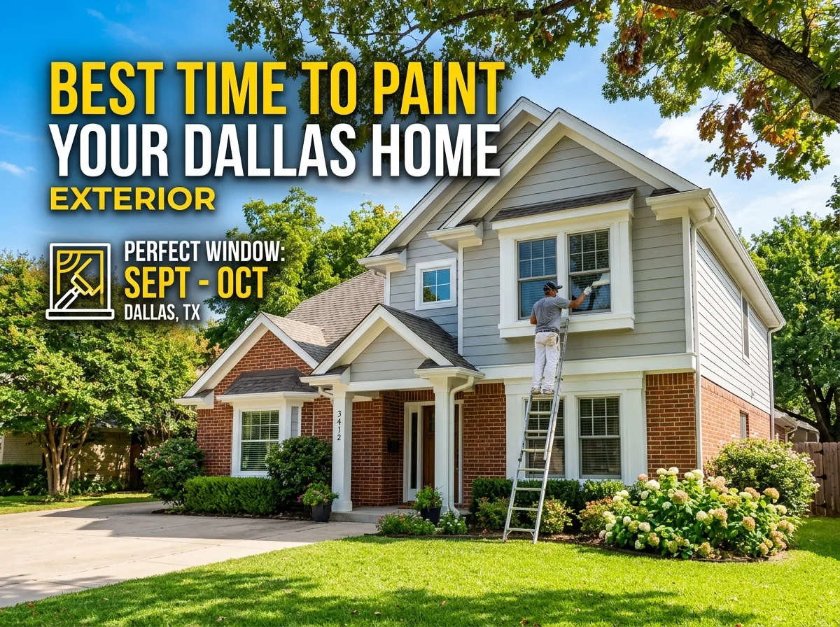 Best Time of Year to Paint Your Home's Exterior in Dallas, TX