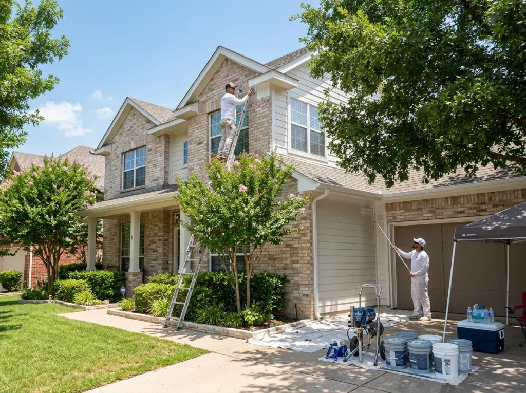 Can You Paint Your House During a Dallas Summer