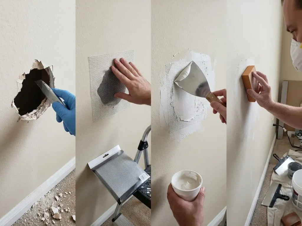 How Does Drywall Hole Repair Work?