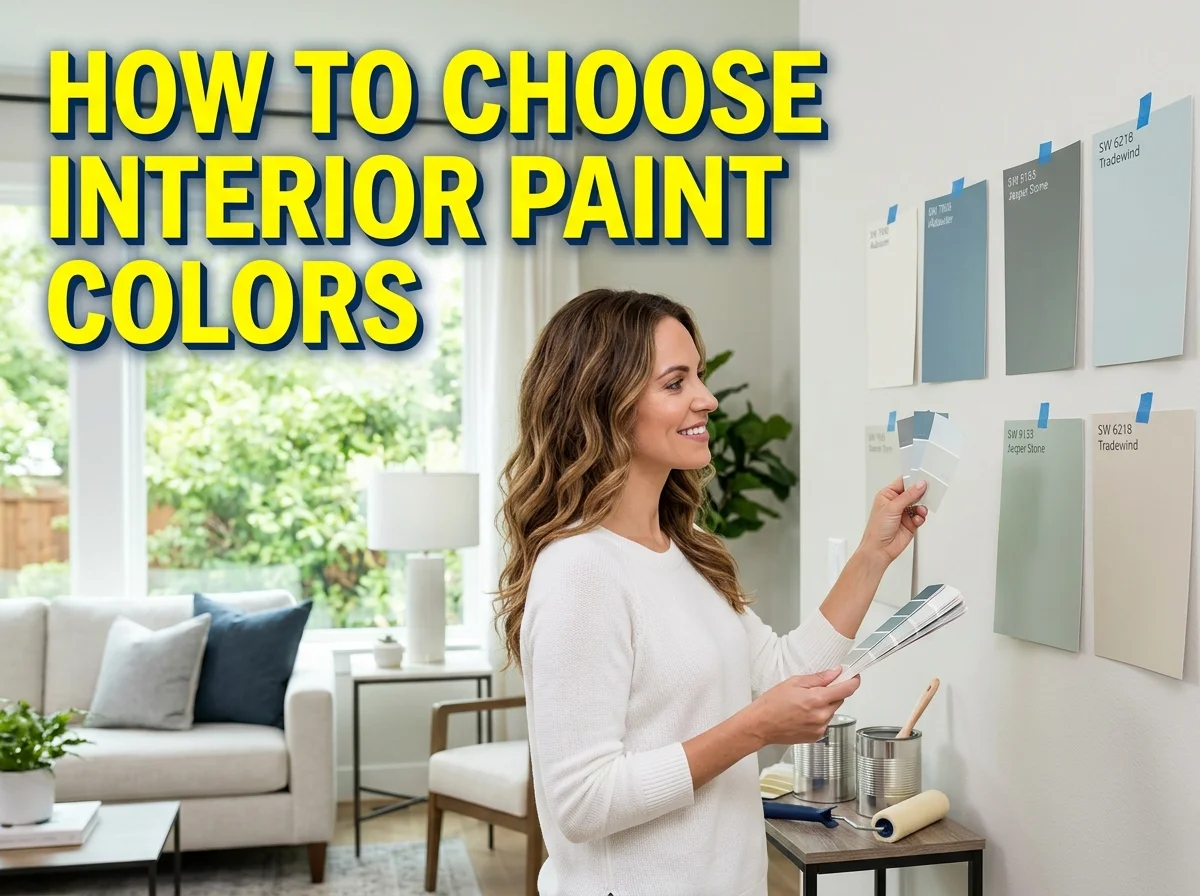 How to Choose Interior Paint Colors for Your Home in Dallas, TX