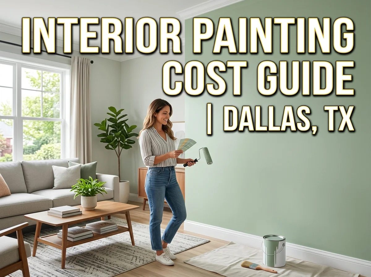 Interior Painting Cost Guide for Homeowners in Dallas, TX