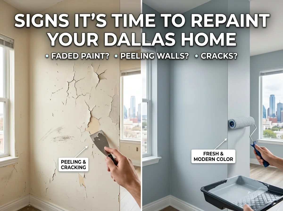 Signs It's Time to Repaint Your Home's Interior in Dallas, TX