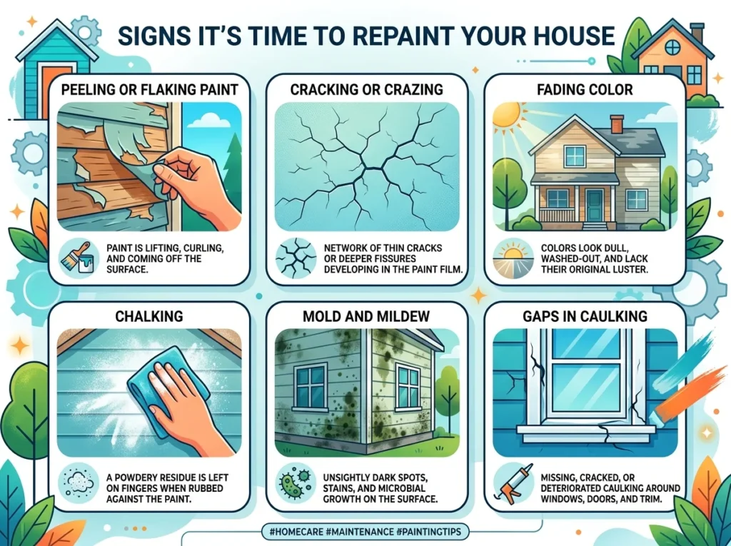 What Are the Signs You Need When to Repaint Your House